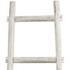 59" X 18" X 2" White Decorative Ladder Shelve
