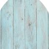 24" Rustic Farmhouse Turquoise Wood Large Egg