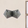 Double Pentagonal Iron Wall Vase