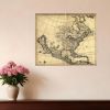 20" X 24" Map Of North America C1685 Vintage  Poster Wall Art