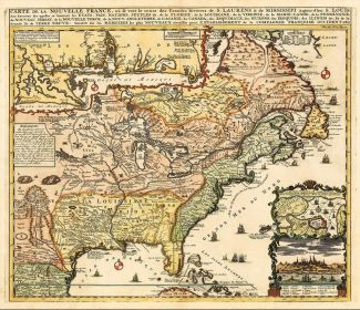 Vintage 1773 Map Of British Empire In North America Unframed Print Wall Art