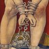 24" X 36" Houdini In Handcuffs Vintage Magic Poster Wall Art