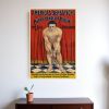 24" X 36" Houdini In Handcuffs Vintage Magic Poster Wall Art