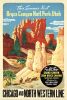 36" X 54" Vintage 1950S Bryce Canyon National Park Wall Art