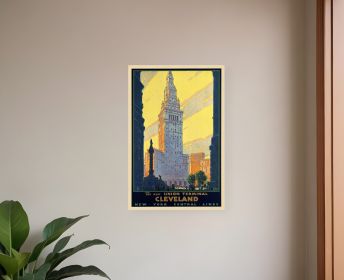 Dunes Beaches Vintage Travel Unframed Print Wall Art