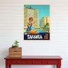 18" X 24" Hotel Sahara C1960S Las Vegas Vintage Travel Poster Wall Art
