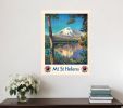 20" X 28" Mt. St. Helens C1920S Vintage Travel Poster Wall Art
