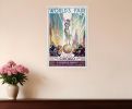 12" x 18" Vintage 1933 Chicago Worlds Fair Wall Art