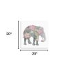 Floral Elephant Unframed Print Wall Art