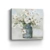 40" x 40" Watercolor Soft Pastel Dogwood Bouquet Canvas Wall Art