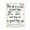 Great Love 2 White Framed Print Wall Art