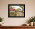 Summer in the Country 4 Black Framed Print Wall Art