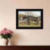 The Old Humpback Bridge 2 Black Framed Print Wall Art