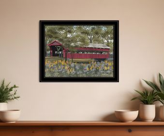 Pottersburg Bridge 5 Black Framed Print Wall Art
