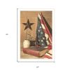 God and Country 7 White Framed Print Wall Art
