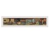 Country Bath Shelf 2 White Framed Print Bathroom Wall Art
