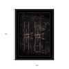 Airplane Patent I 2 Black Framed Print Wall Art
