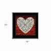 Love is Patient 2 Black Framed Print Wall Art