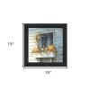 Window Dressing Black Framed Print Wall Art