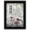 Life is a Journey 3 Black Framed Print Wall Art