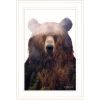 King of the Forest 3 White Framed Print Wall Art