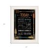 Today Is a Brand New Day 1 White Framed Print Wall Art