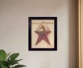 Welcome Barn Star 1 Black Framed Print Wall Art