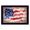 Oh Beautiful America Black Framed Print Wall Art