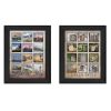 Set Of Two Light Your Way Black Framed Print Wall Art