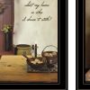 Set Of Two What I Love Most 2 Black Framed Print Wall Art