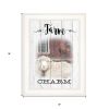 Farm Charm 1 White Framed Print Wall Art