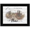 Love Will Always Lead You Home Farmhouse Black Framed Print Wall Art