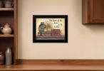 Heart of the Home 8 Black Framed Print Kitchen Wall Art