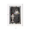 Everyday Starts with Coffee Chalkboard Framed 1 White Framed Print Kitchen Wall Art