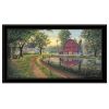 The Road Home 12 Black Framed Print Wall Art