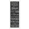 Family Rules 2 White Framed Print Wall Art