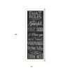 Family Rules 2 White Framed Print Wall Art