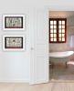 Set Of Two Hot Bath 4 White Framed Print Bathroom Wall Art