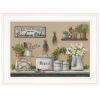Garden Farmhouse Kitchen White Framed Print Kitchen Wall Art