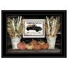 Pumpkin Patch Still Life 3 Black Framed Print Wall Art