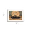 Harvest Moon 3 White Framed Print Kitchen Wall Art