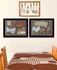 Set Of Two Home Grown 3 Black Framed Print Wall Art