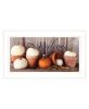 Welcome Pumpkin Shelf 1 White Framed Print Wall Art