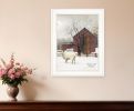Winter Coat 1 White Framed Print Wall Art