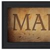 Man Cave 1 Black Framed Print Wall Art