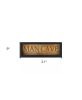 Man Cave 1 Black Framed Print Wall Art