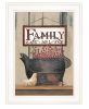 FAMILY NO1 White Framed Print Wall Art