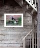 Milk Wagon 2 White Framed Print Wall Art