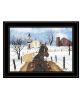 Sleigh Bells Ring 3 Black Framed Print Wall Art