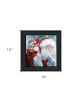 Santas Presents 3 Black Framed Print Wall Art